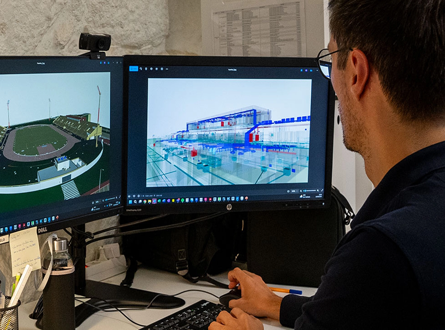 modelação feita em ambiente BIM